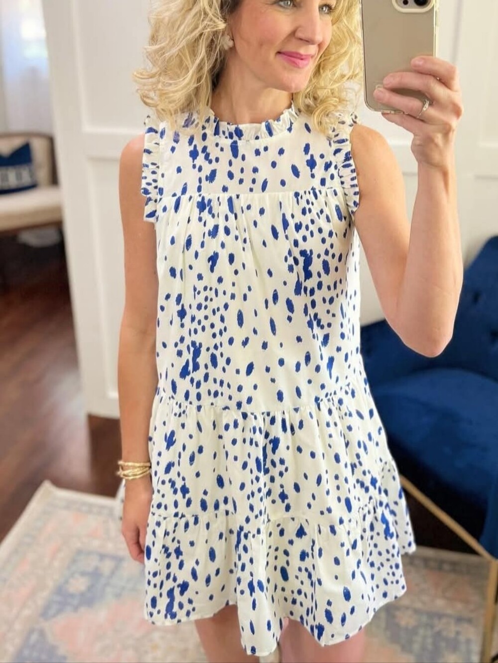 Pinch Tiered Babydoll Dress